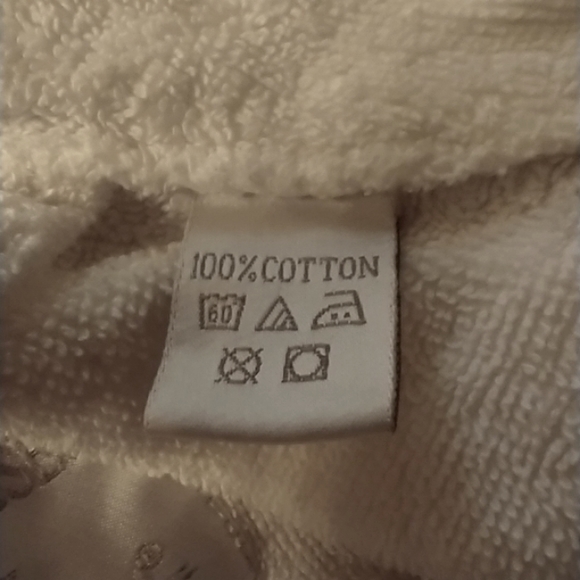 100% Plush Thick Cotton Terry 16 oz Robe and Slippers Set - Picture 13 of 14